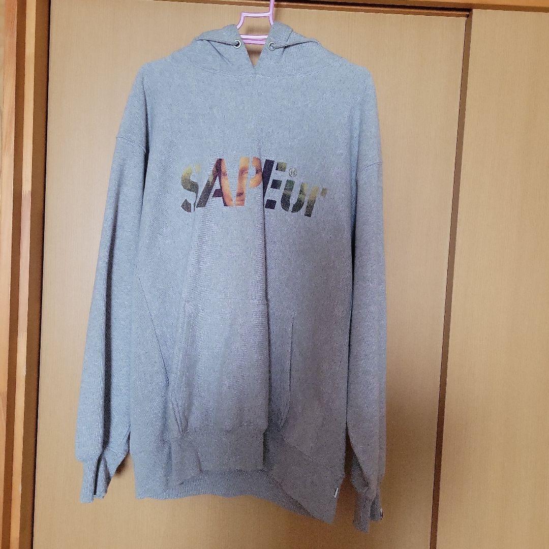 SAPEurモナリザグレー パーカー X-LARGE