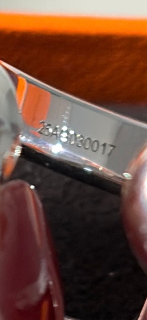 HERMES シルバー リング オズモズ57サイズ