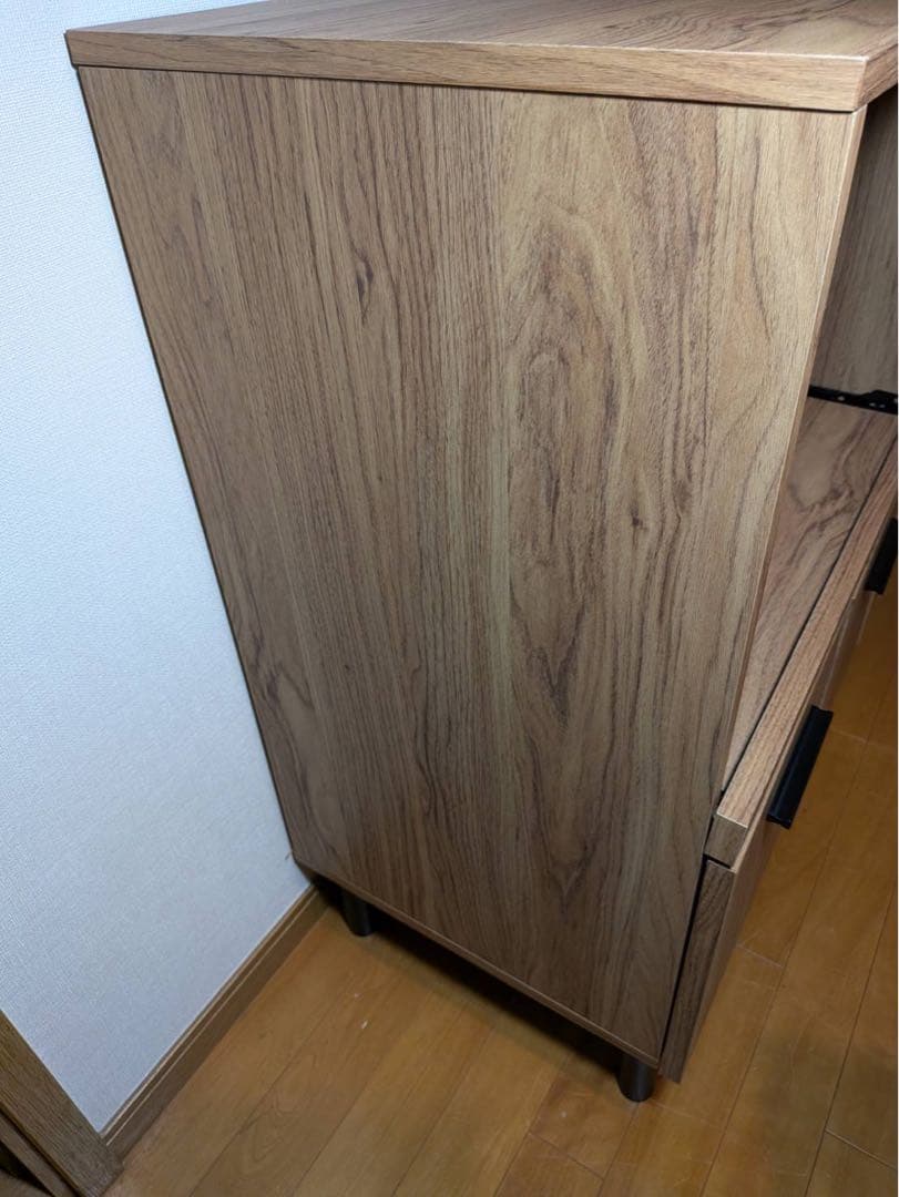 ■送料込■VENTOTA ラタンロータイプキッチンカウンターキッチン収納棚 木製