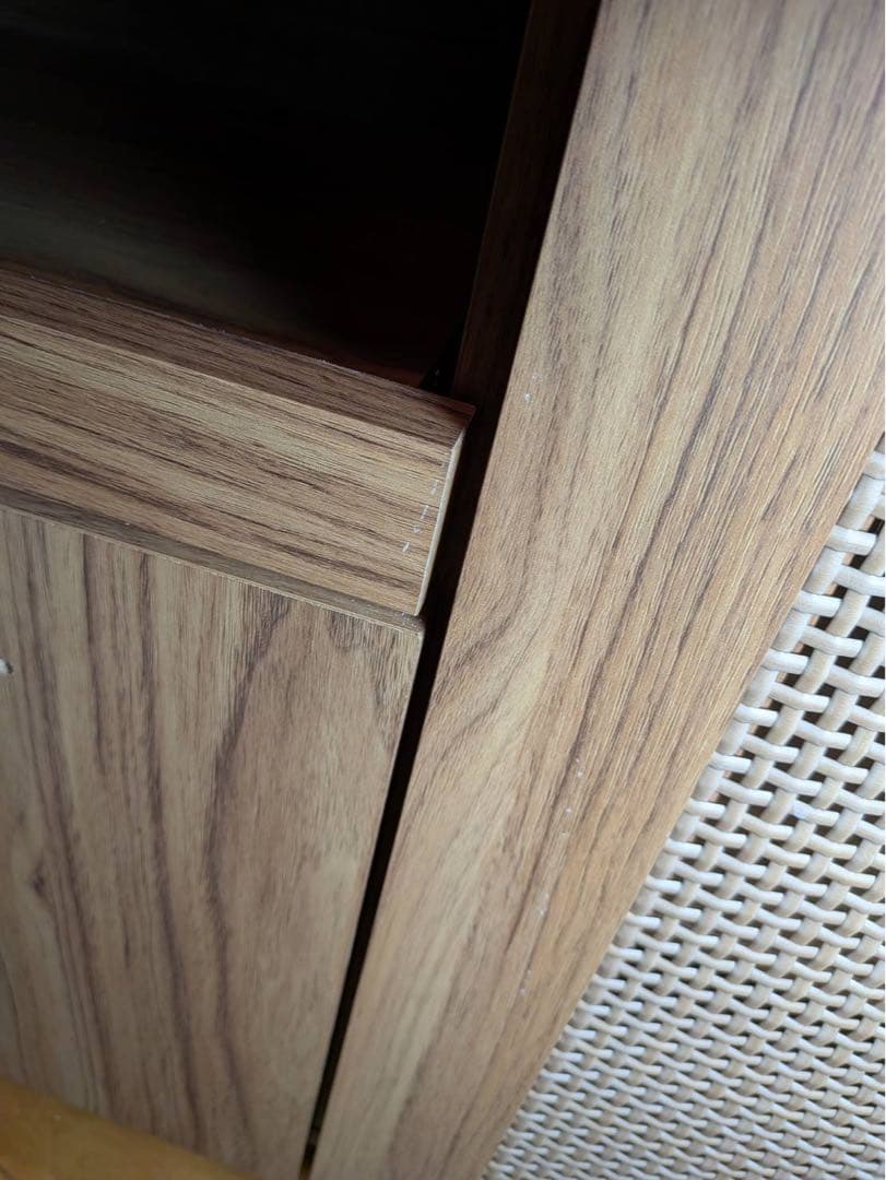 ■送料込■VENTOTA ラタンロータイプキッチンカウンターキッチン収納棚 木製