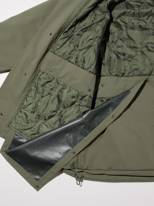 GU×ENGENNERDGARMENTS パデッドシェルパーカー オリーブM新品