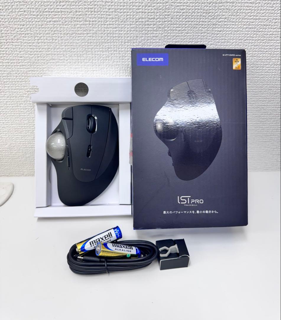 12P2#18+エレコム トラックボールマウス IST M-IPT10MRSBK