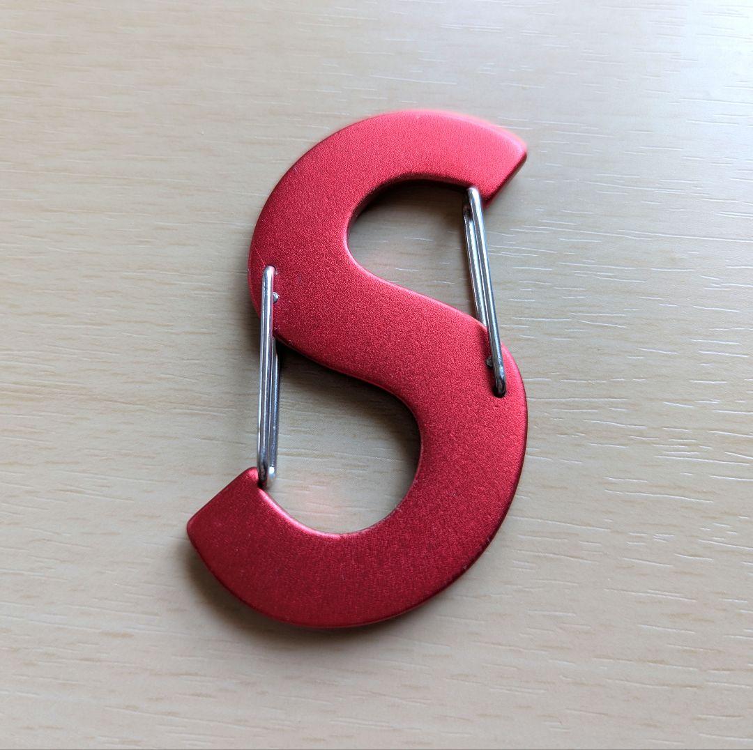 【中古】Supreme S Logo Keychain 赤
