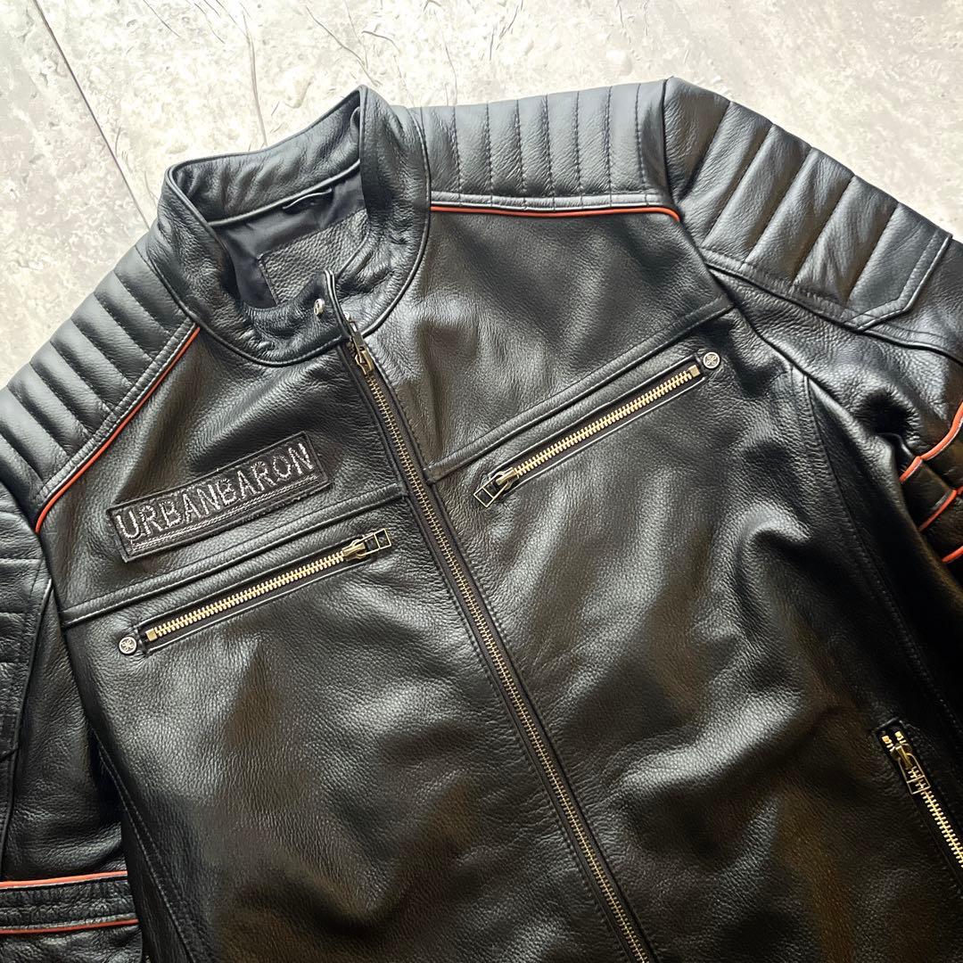 ジャケット・アウター archive skull cow skin leather jkt y2k