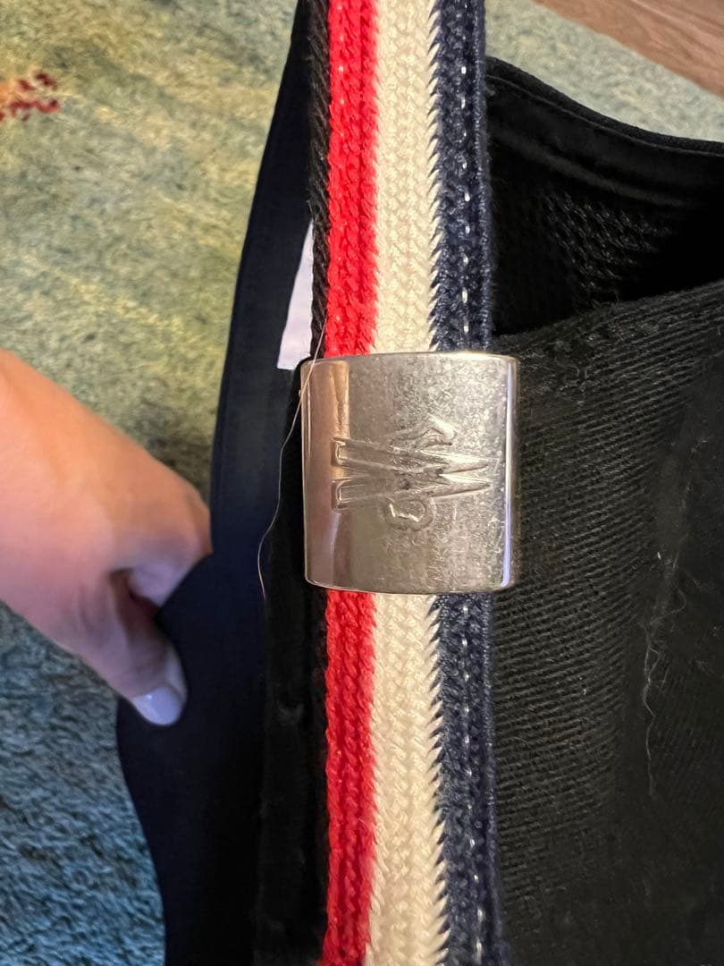 Moncler ブラック ベースボールキャップ