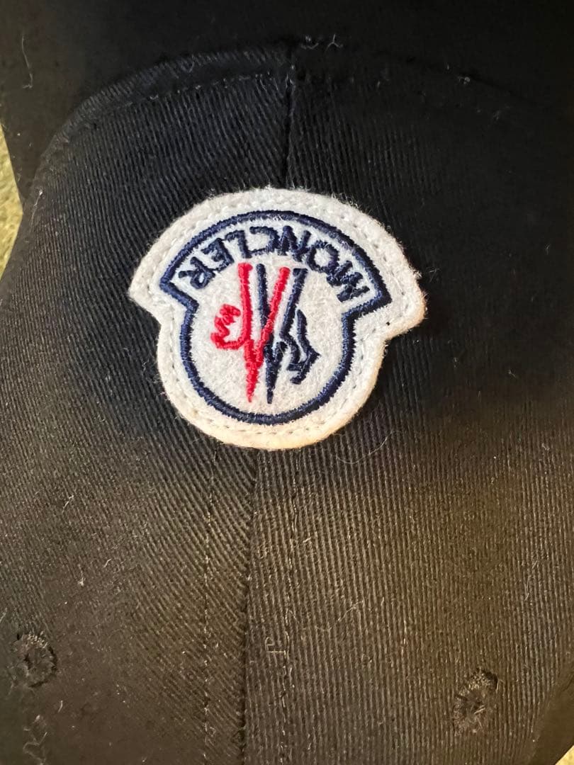 Moncler ブラック ベースボールキャップ