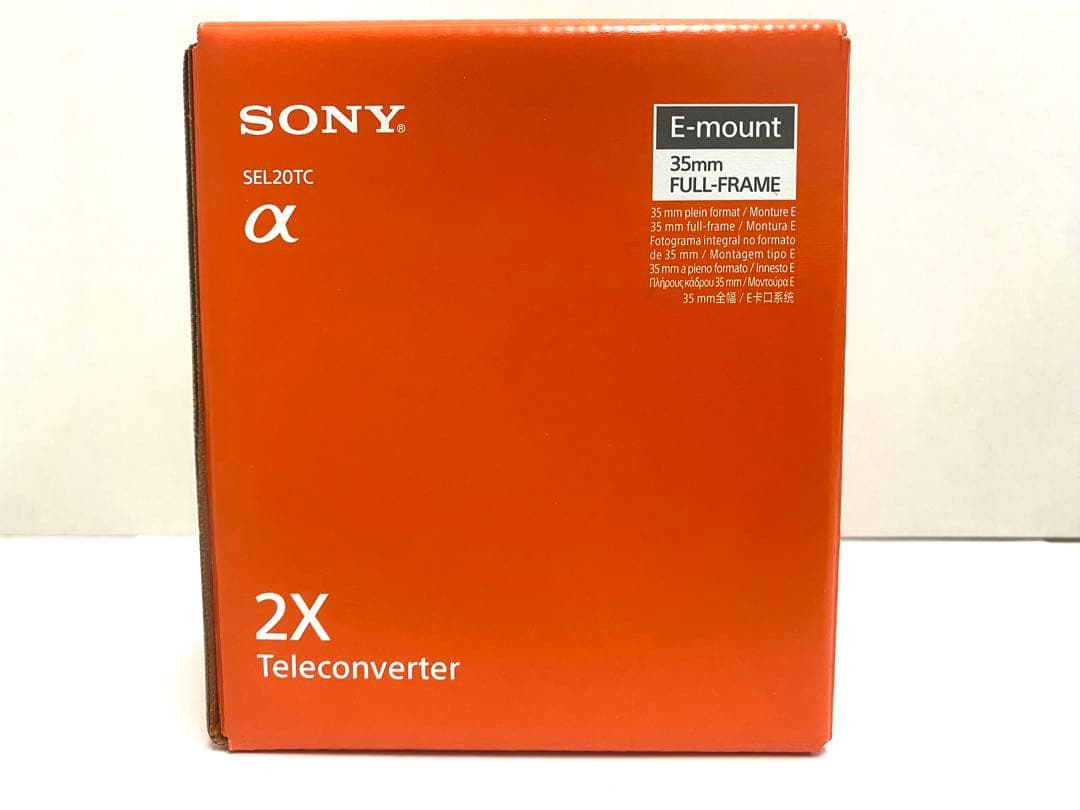 新品 未使用 SONY ソニー Eマウント用2xテレコンバーター SEL20TC