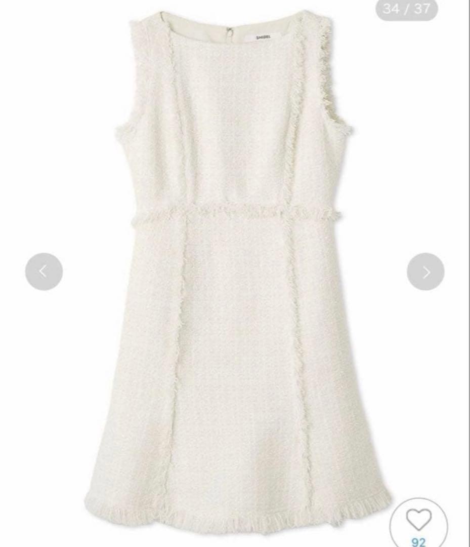 snidel スナイデル　ツイードミニワンピース