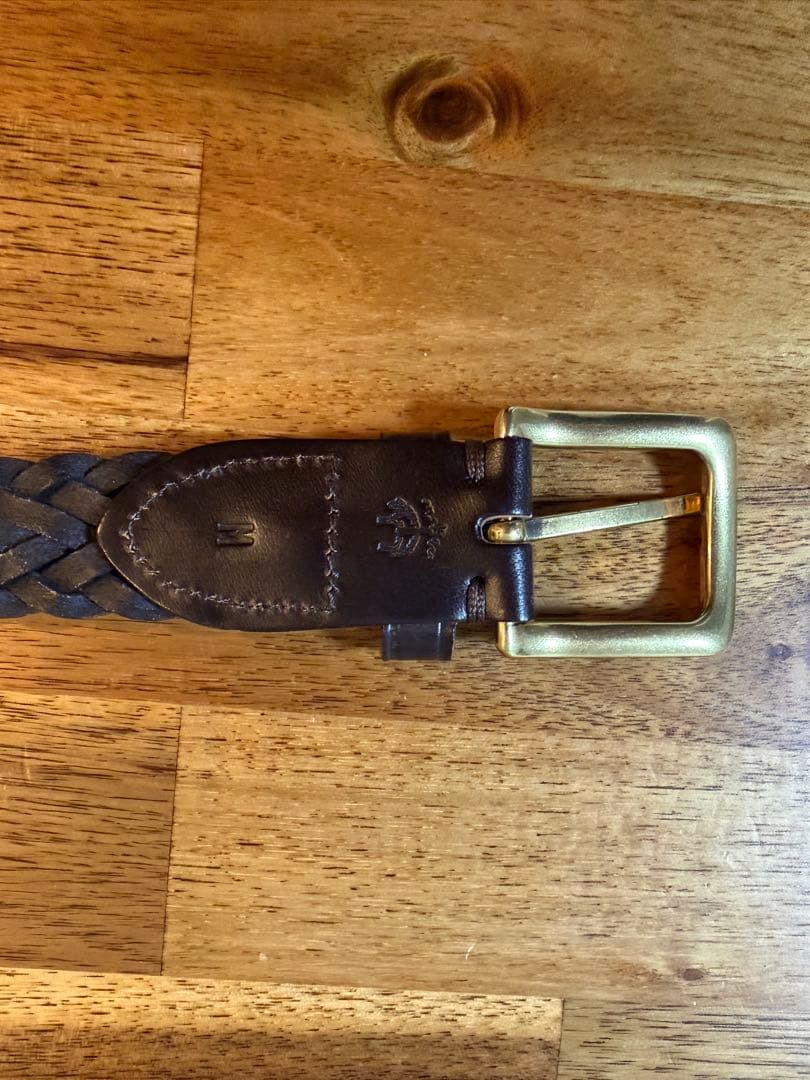 [早期販売希望:ほぼ未使用]Brooks Brothers メッシュベルト