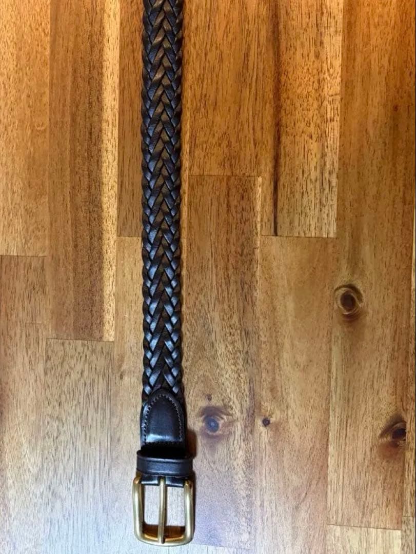 [早期販売希望:ほぼ未使用]Brooks Brothers メッシュベルト