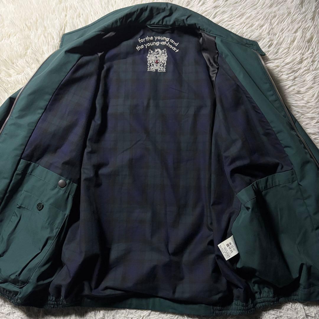 Y*H様 美品■VAN JACKET スウィングトップ　アーチロゴ　刺繍　グリー