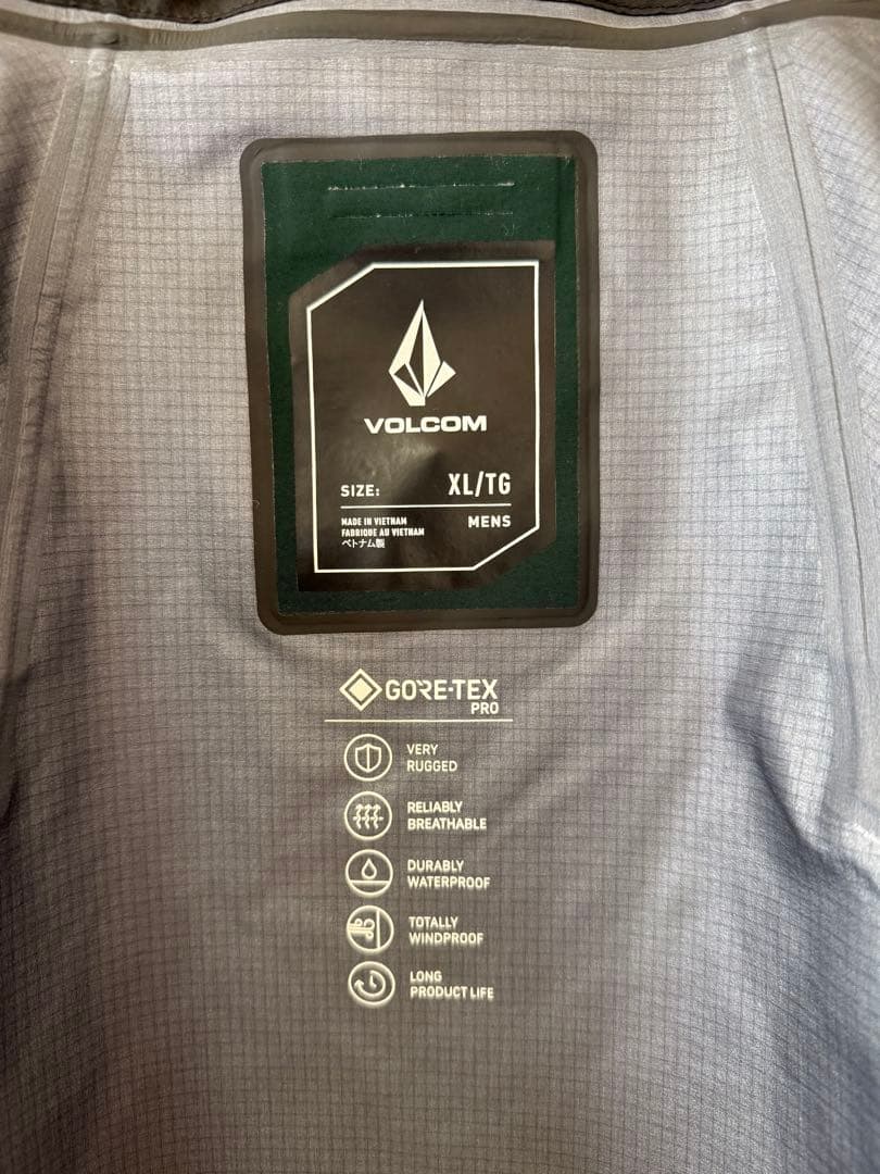 VOLCOM ANYOX GUIDE GORE TEX JKT BIB上下セット