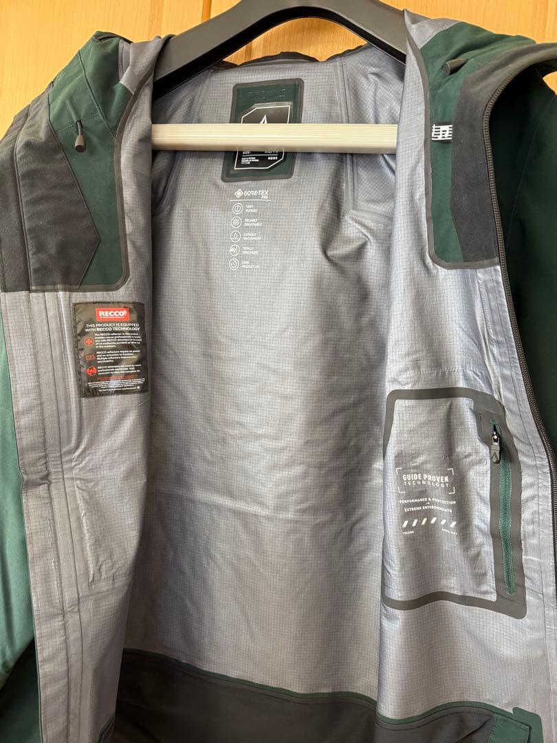 VOLCOM ANYOX GUIDE GORE TEX JKT BIB上下セット