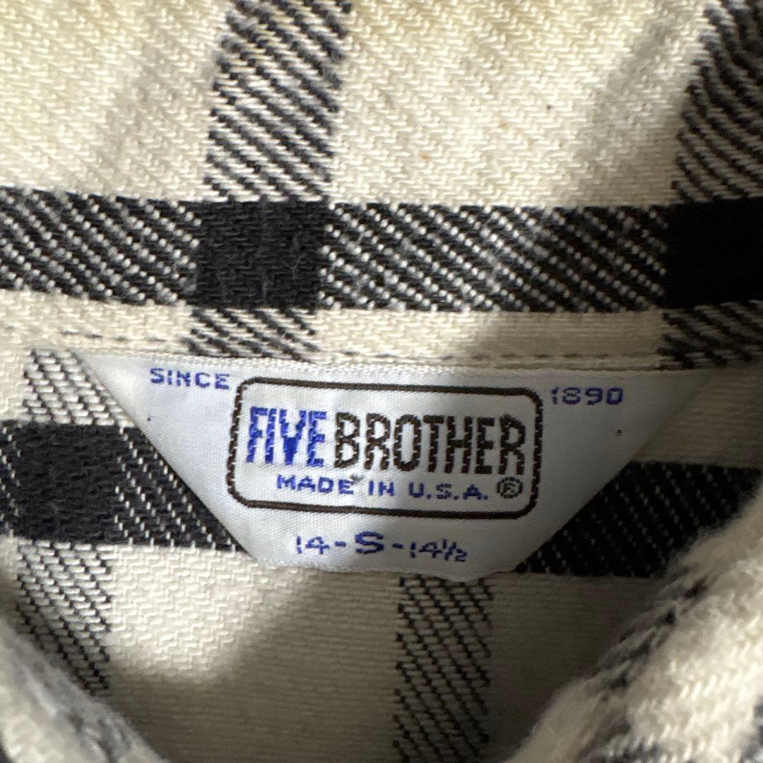 FIVE BROTHER ネルシャツ