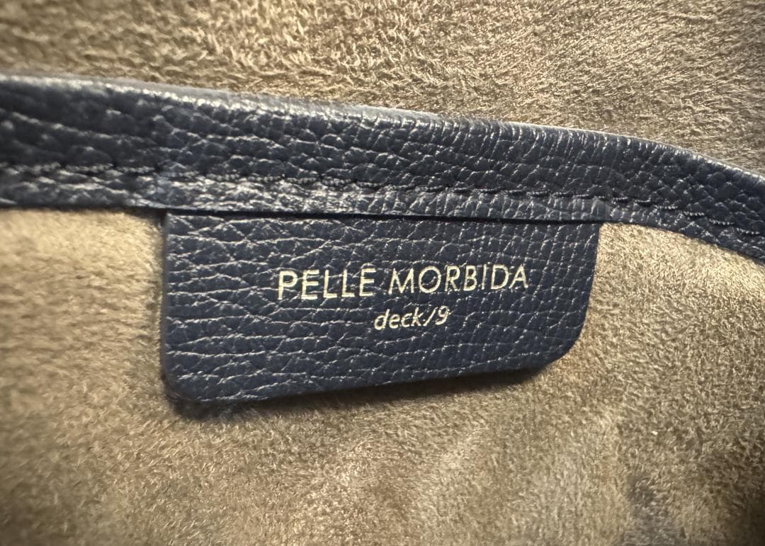 ペッレモルビダ 9B101-トートバッグ・deck/9・NAVY