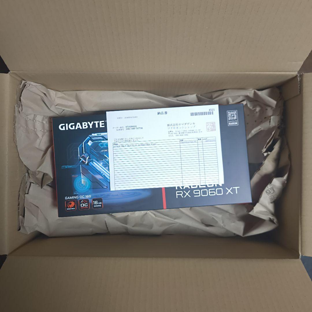 グラフィックボード・グラボ・ビデオカード GIGABYTE Radeon RX 9060 XT 16GB