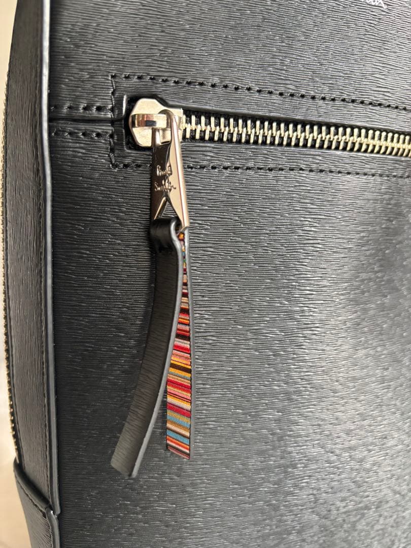 Paul Smith ポールスミス　ストローグレインレザー　ボディバッグ　黒