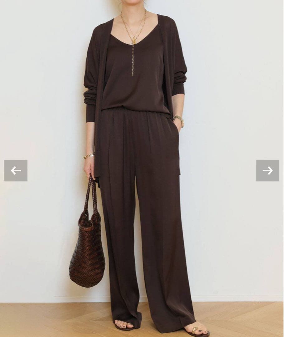 【新品】Deuxieme classe *SILK SATIN キャミソールAP