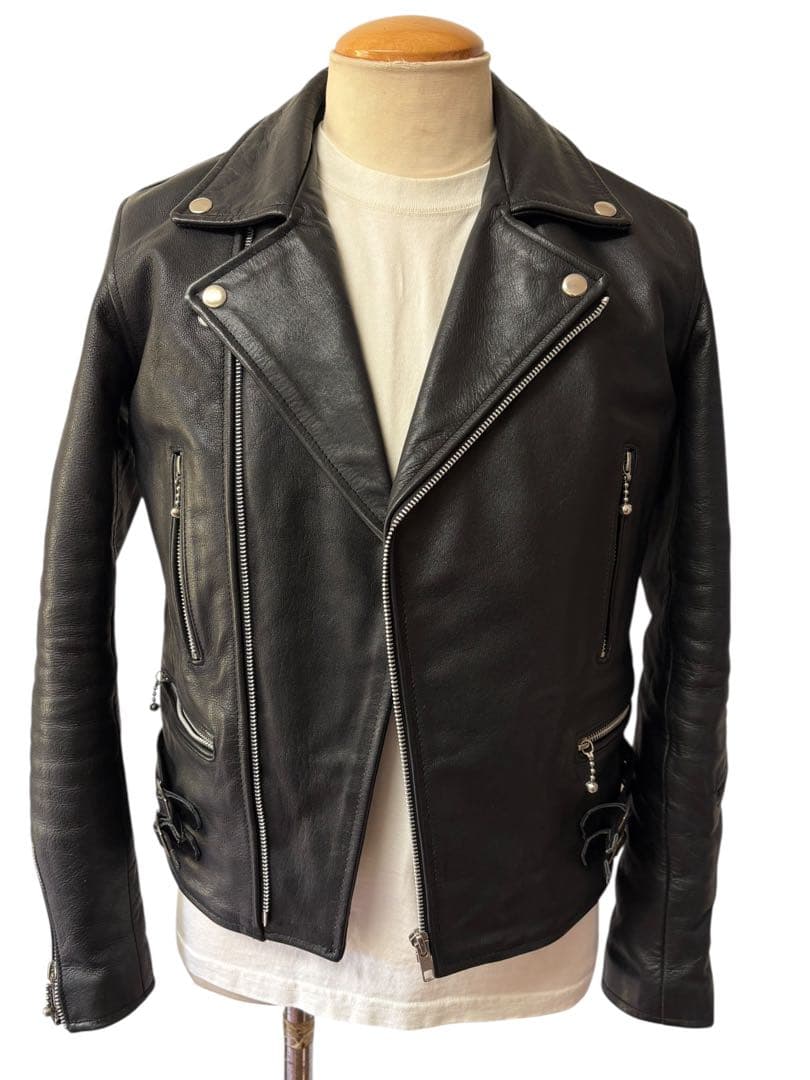 HORN WORKS UK ライダース ジャケット 黒 サイズ3 xpv