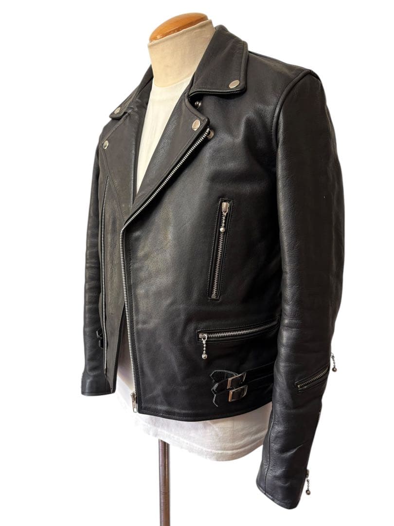 HORN WORKS UK ライダース ジャケット 黒 サイズ3 xpv