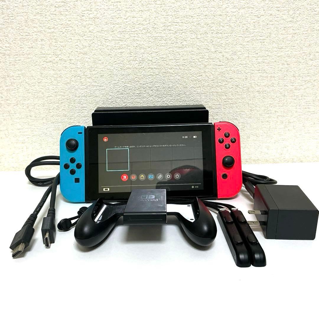 【即遊べる・完品級】Nintendo Switch 本体 青/赤 動作確認済