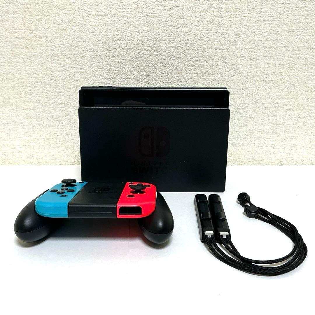【即遊べる・完品級】Nintendo Switch 本体 青/赤 動作確認済
