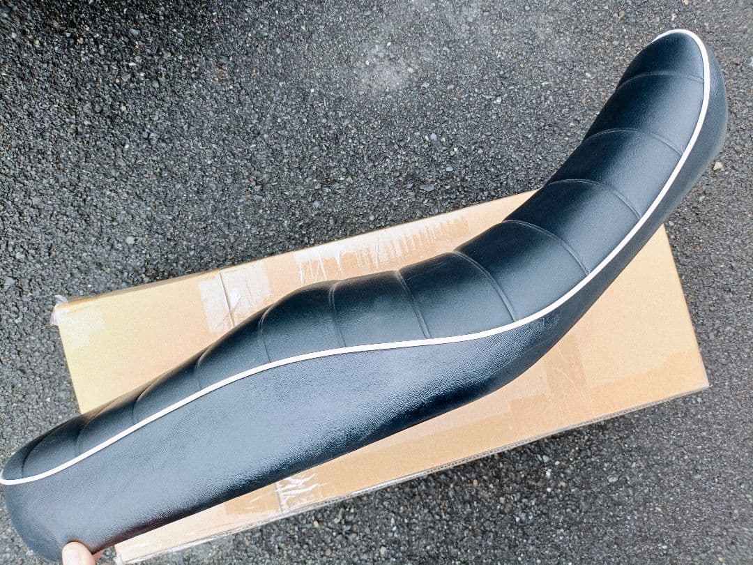 美品 カワサキ 純正 ローシート W650 W400用 ダウン (デイトナ)