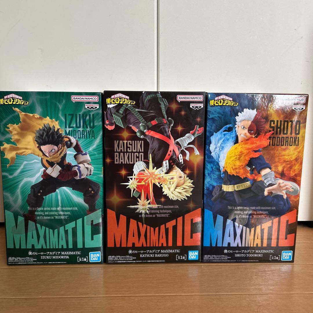 僕のヒーローアカデミア MAXIMATICフィギュア 緑谷出久 爆豪勝己 轟焦凍