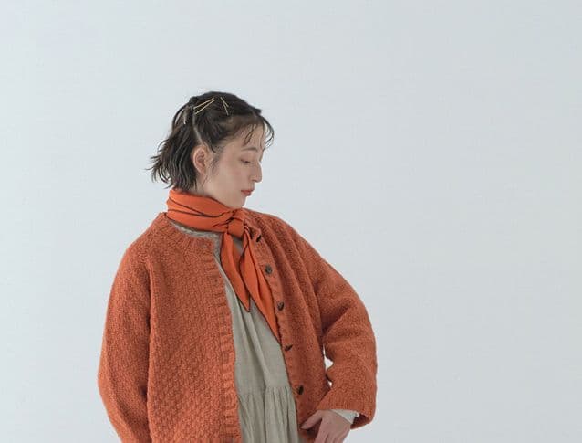 2023AW nest Robe ウールツイードニットカーディガン タグつき