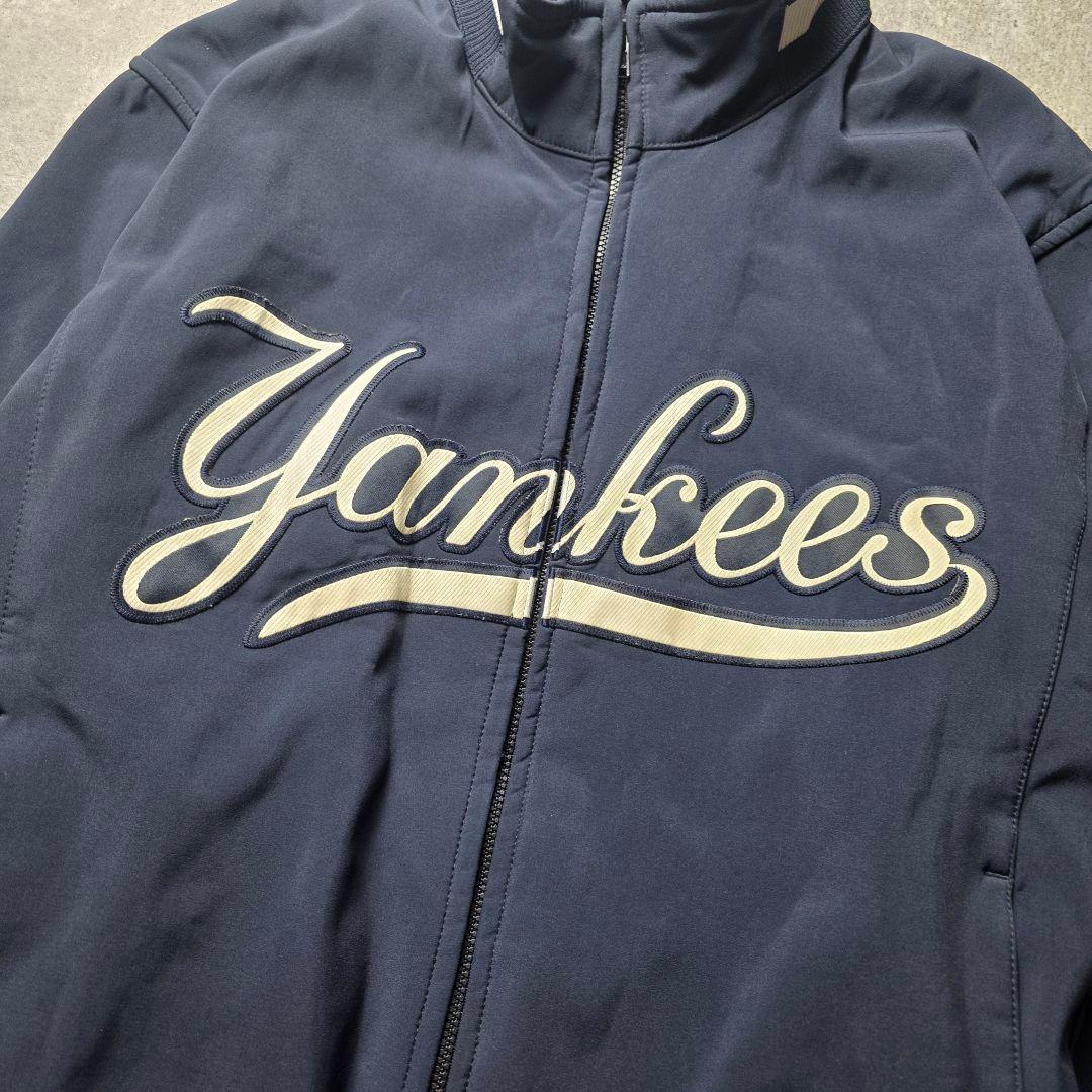 MLBメジャーリーグベースボールニューヨークヤンキース裏フリースジャケット野球L