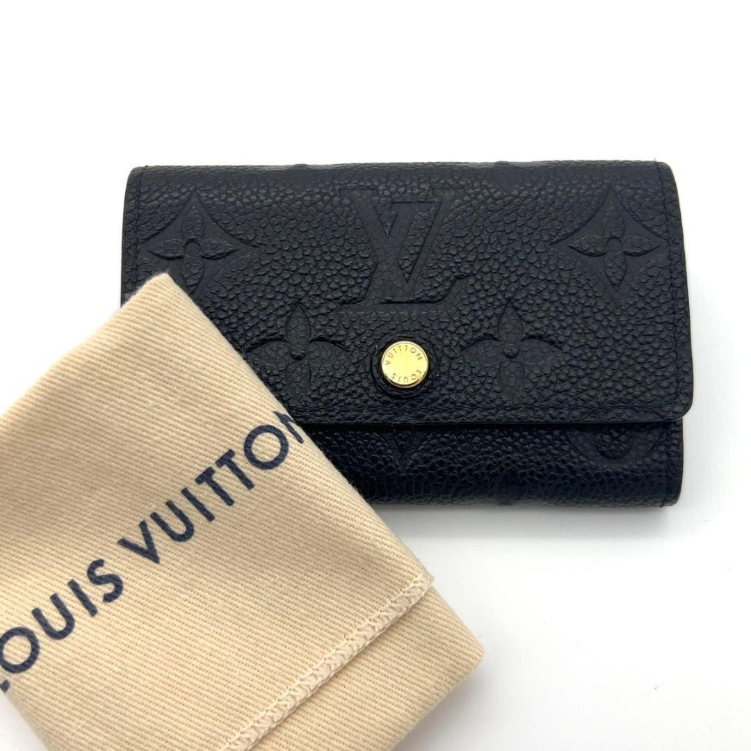 【未使用に近い】ルイヴィトン アンプラント キーケース ミュルティクレ6 黒