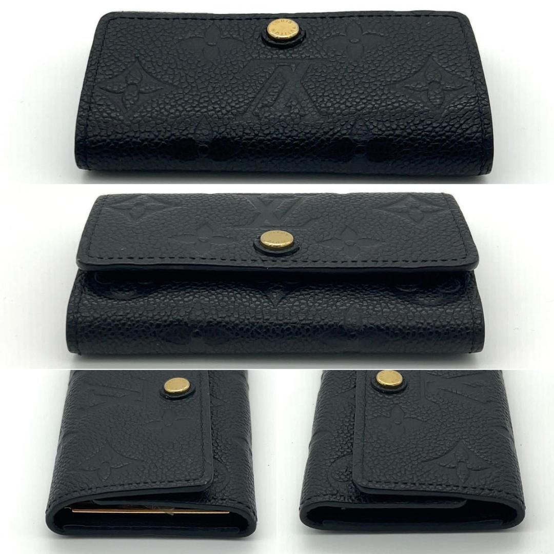 【未使用に近い】ルイヴィトン アンプラント キーケース ミュルティクレ6 黒