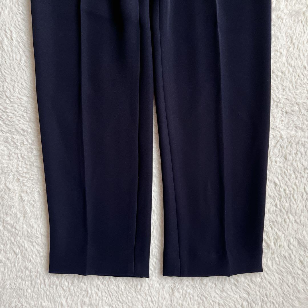 タグ付✨ノーリーズ ノーカラージャケット パンツスーツ セットアップ ネイビー