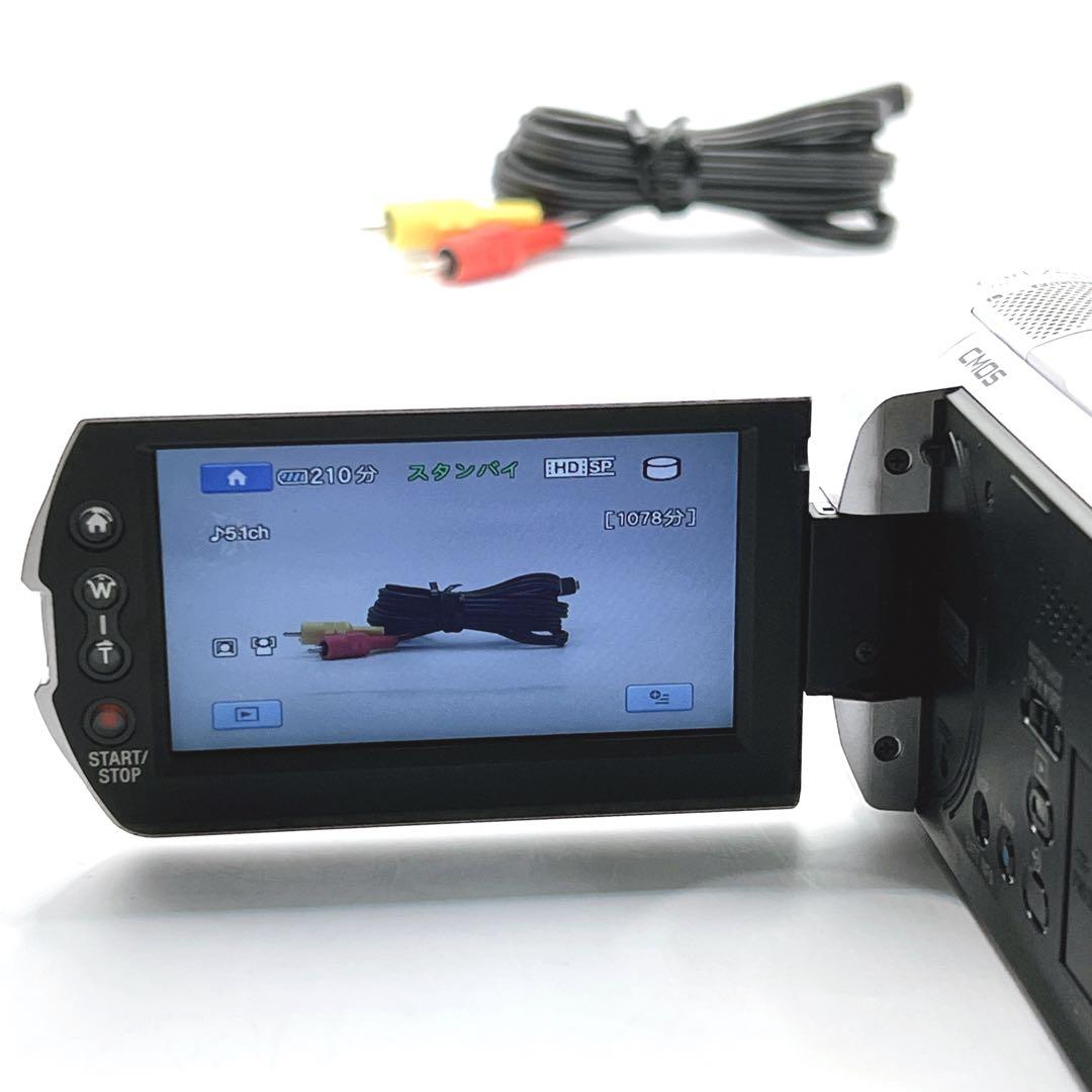 【未使用品級】 SONY HDR-SR11 ビデオカメラ バッテリー3個付き