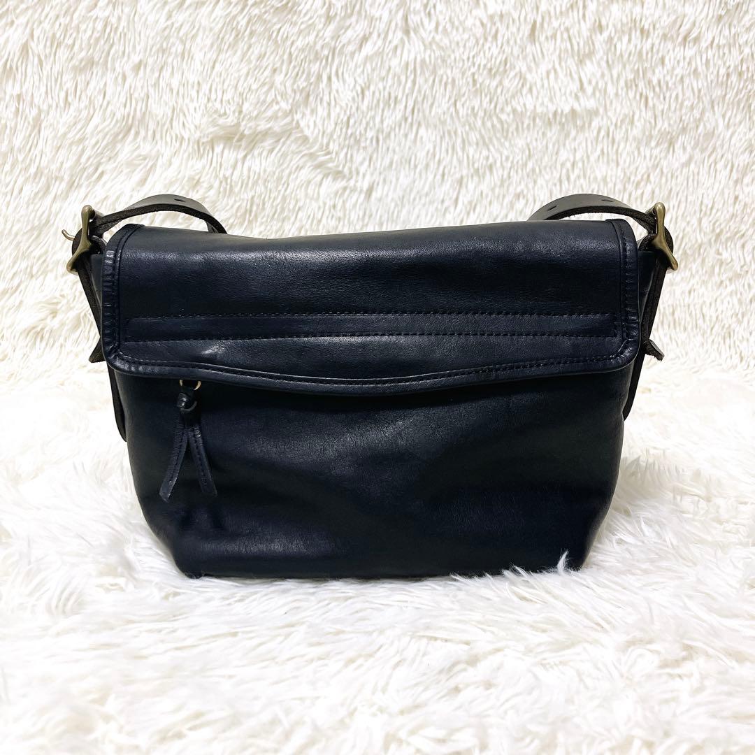 SLOW スロウ オールレザー ショルダーバッグ 斜め掛け　本革 メッセンジャー