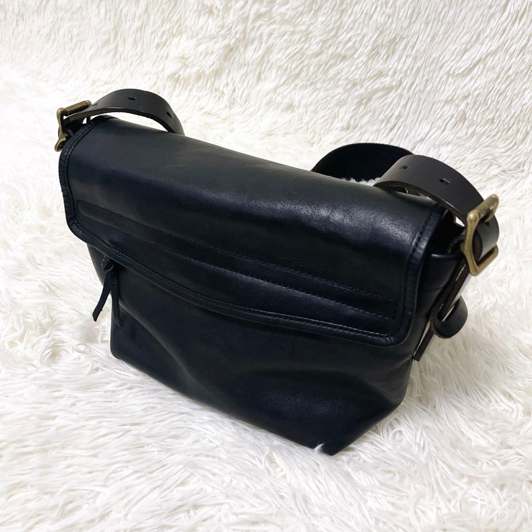 SLOW スロウ オールレザー ショルダーバッグ 斜め掛け　本革 メッセンジャー