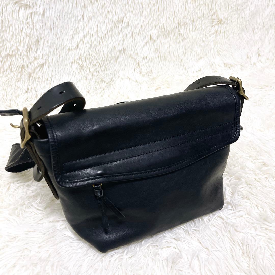 SLOW スロウ オールレザー ショルダーバッグ 斜め掛け　本革 メッセンジャー
