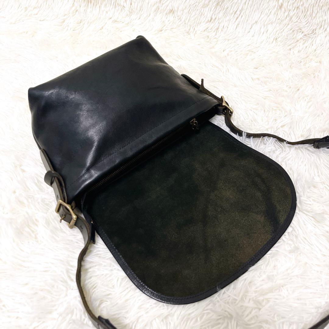 SLOW スロウ オールレザー ショルダーバッグ 斜め掛け　本革 メッセンジャー