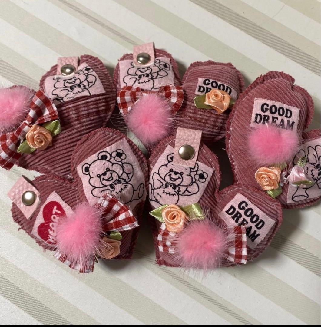 いちごパフェ★デニムリメイクチャーム★お取り置き