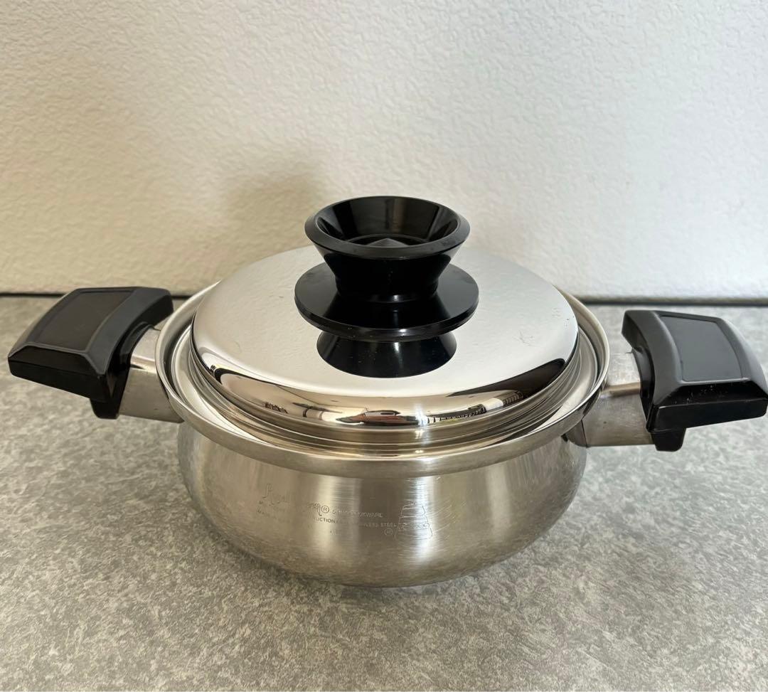 ロイヤルクィーン(非IH対応) :小さめ鍋、ステンレス、1コート