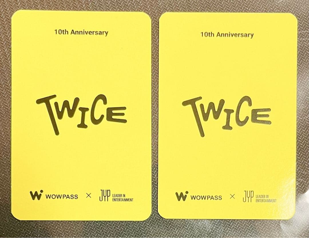 TWICE WOWPASS 10周年記念 限定トレカ ミナ 2種セット