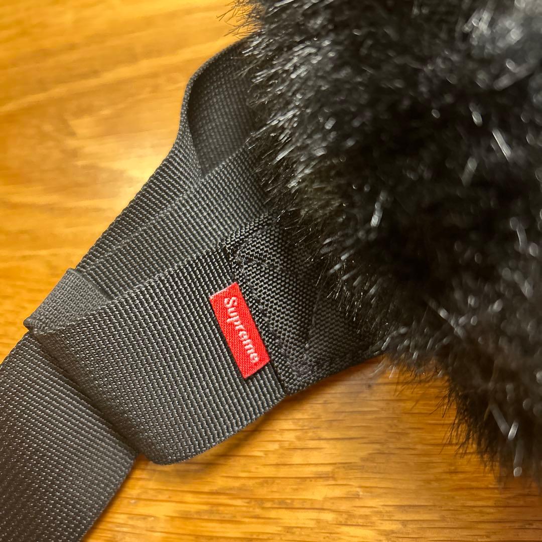 Supreme×TheNorthFace Fur Waist Bag ブラック