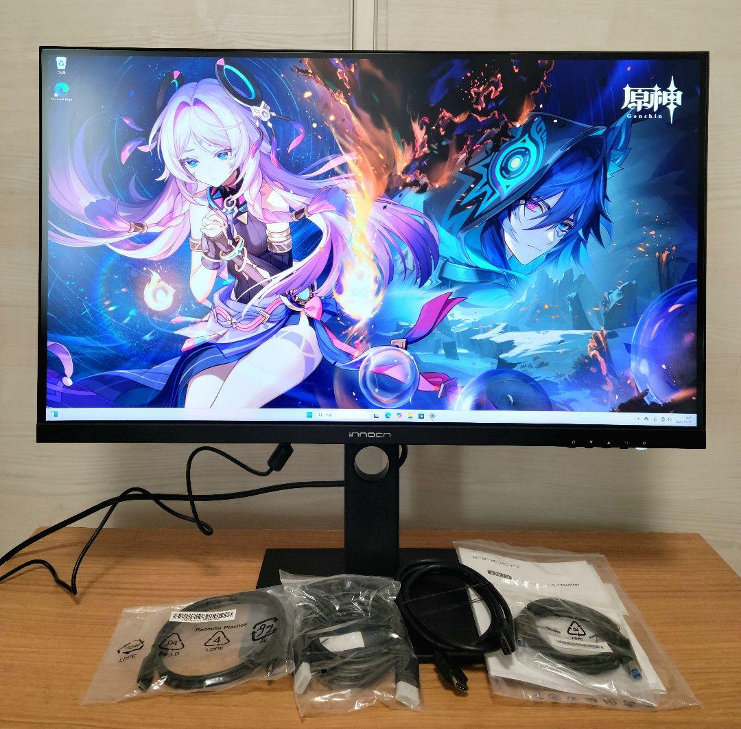 美品　INNOCN 27インチ4Kモニター USB-C 65W HDR400