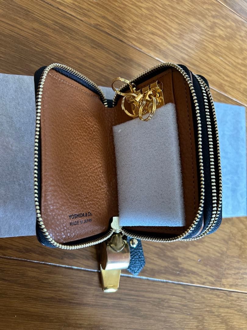 ポーター トーン キーパース キーケース ホイッスル ラウンドファスナー