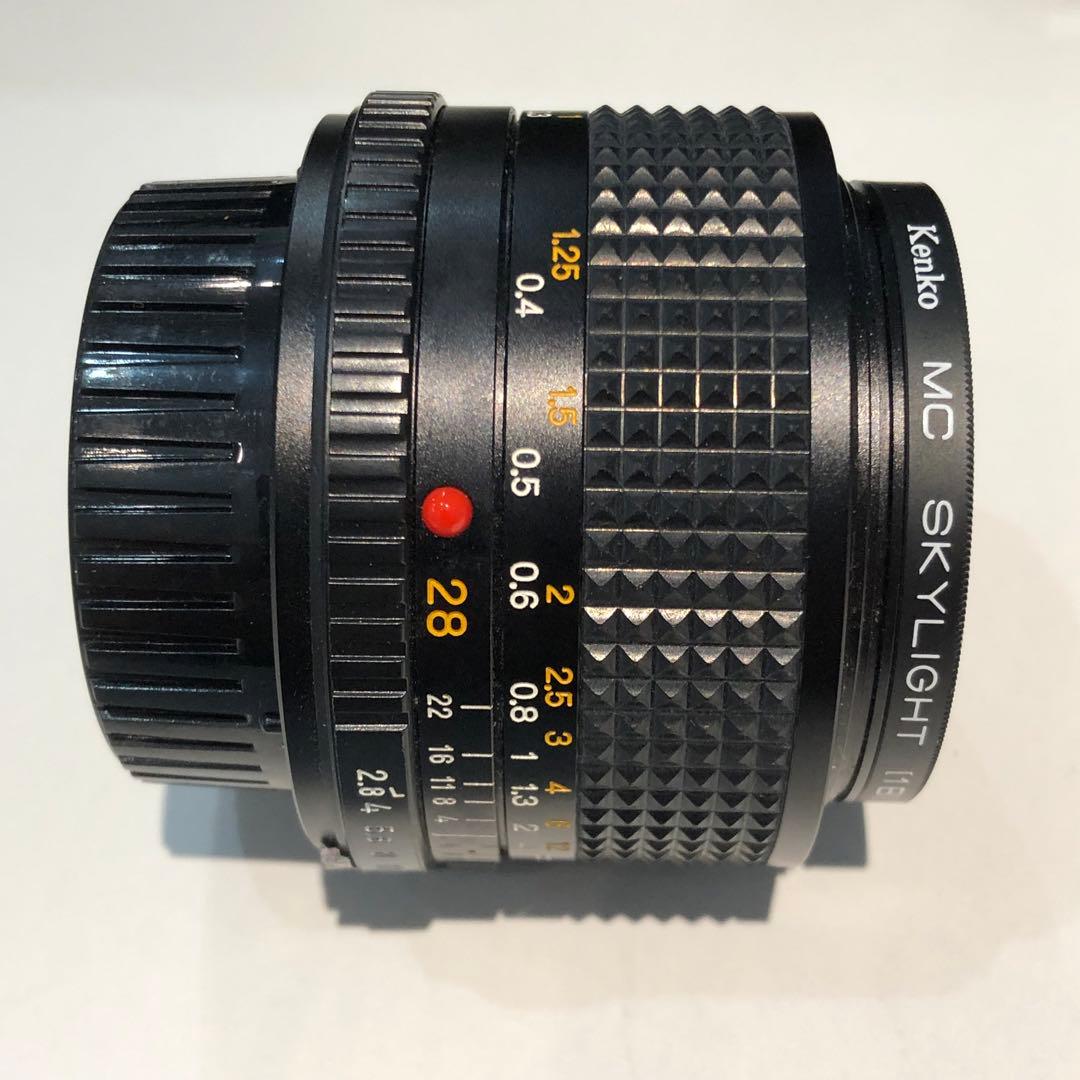 s136 Minolta X-700 一眼レフカメラ レンズ 付属品付き