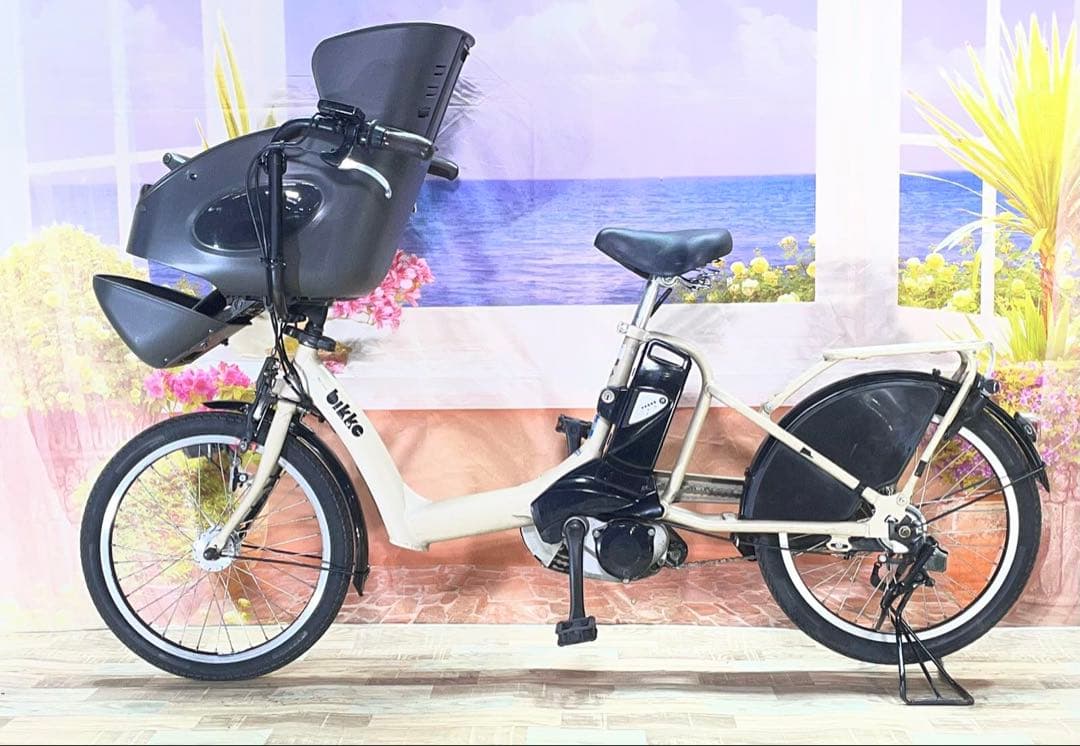 超人気！BIKKEビッケ13AH！⭐️子供乗せ電動アシスト自転車Y3256