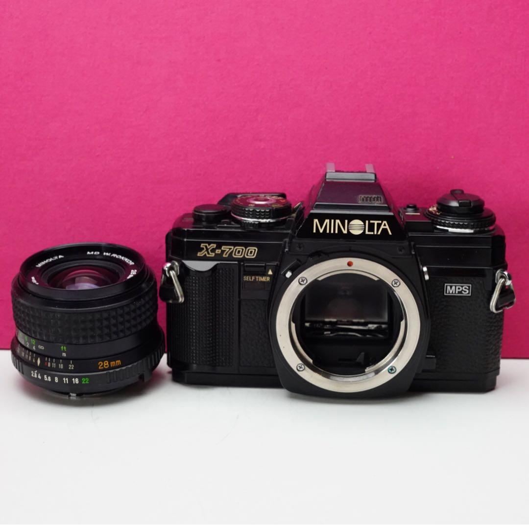 フィルムカメラ初心者に❤️単焦点28mmレンズ付❤️ミノルタX700