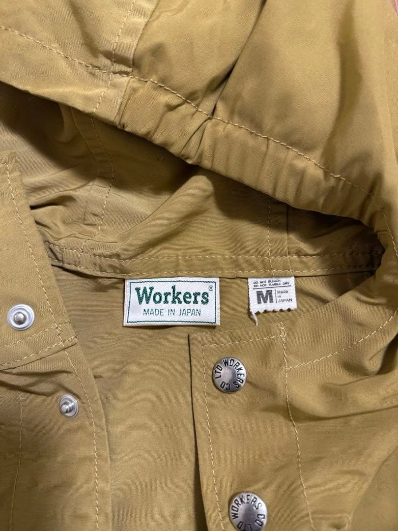 WORKERS ワーカーズ マウンテンシャツパーカー マスタード サイズM