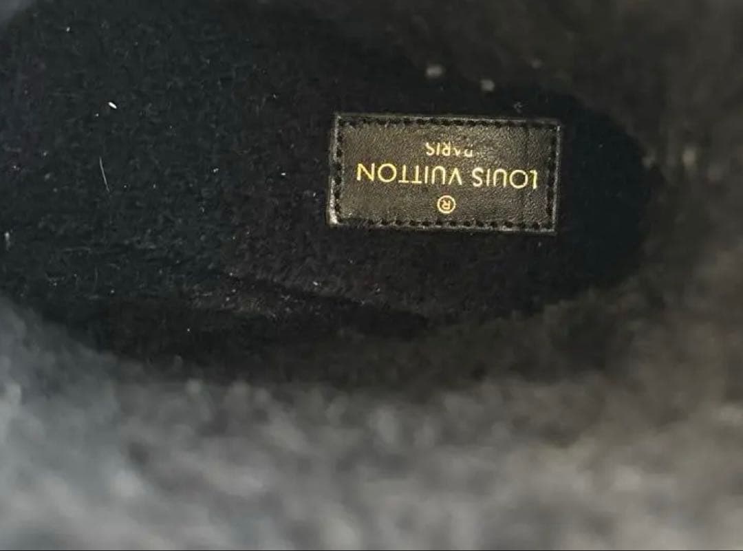 美品　ルイヴィトン　ブリージーライン　ボアブーツ　スウェード　シューズ　ムートン