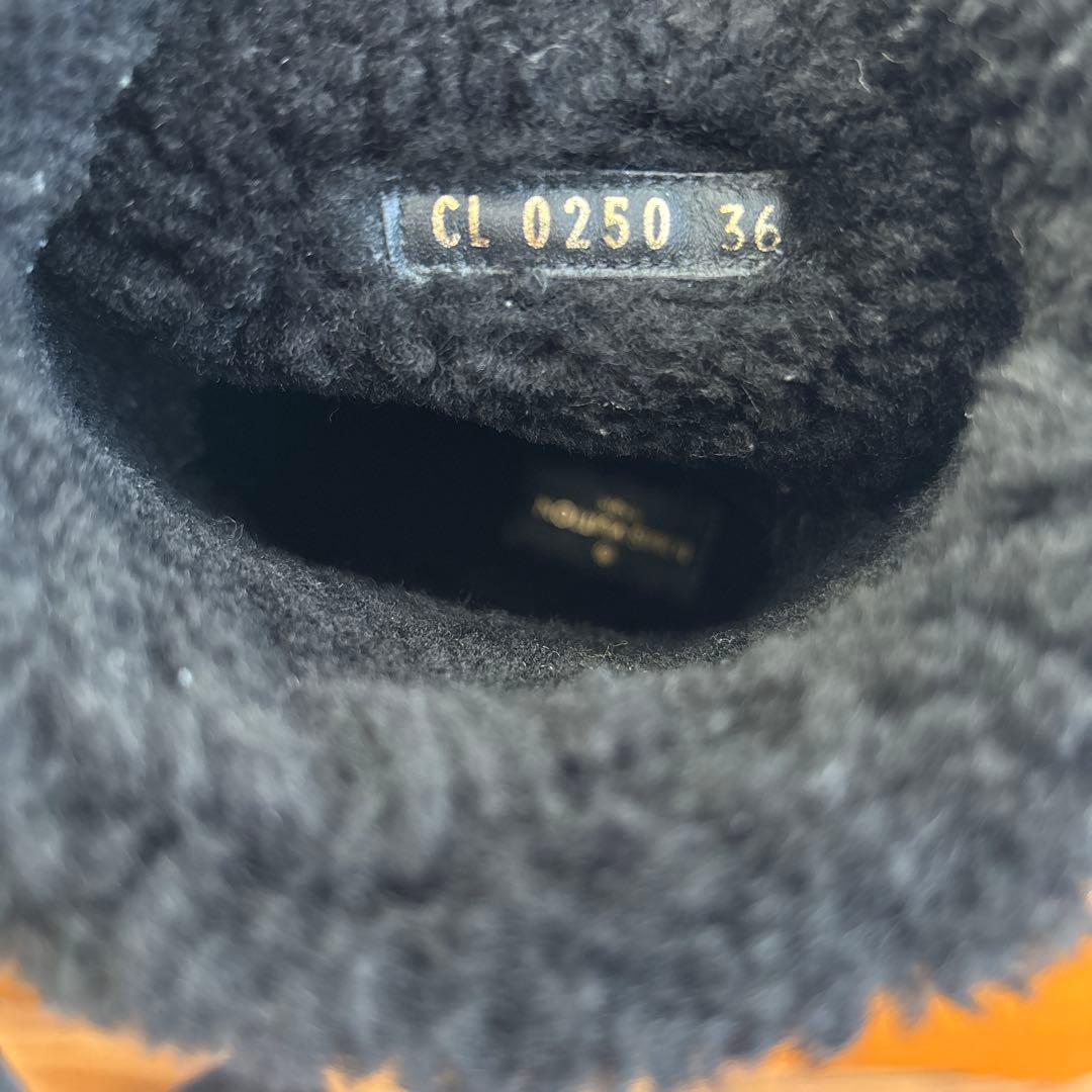 美品　ルイヴィトン　ブリージーライン　ボアブーツ　スウェード　シューズ　ムートン